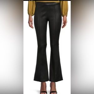 Antonio Melani Leather pants Slip On stretch waist size 6 new with tags $599